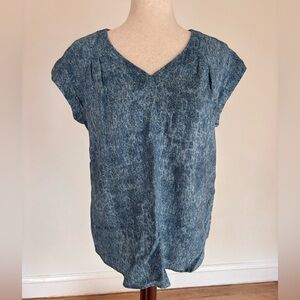 Simply Vera Vera Wang Medium Blue Blouse